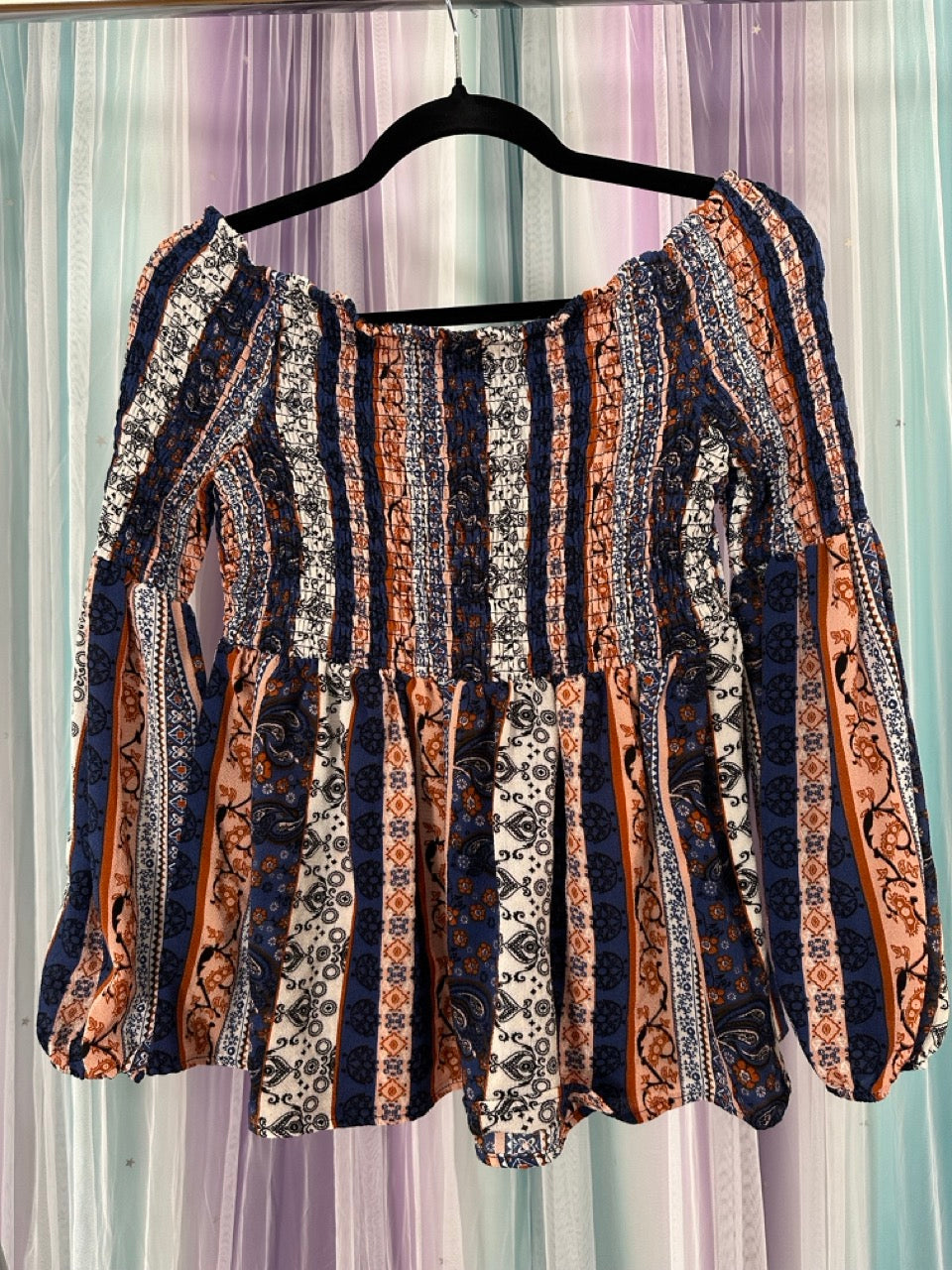 Boho off shoulder top