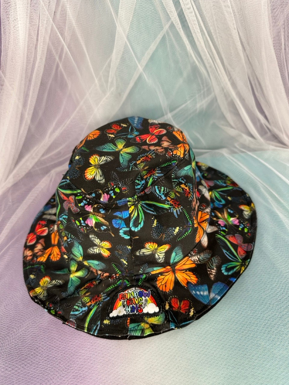 Rainbow Rave Hats Bucket Hats