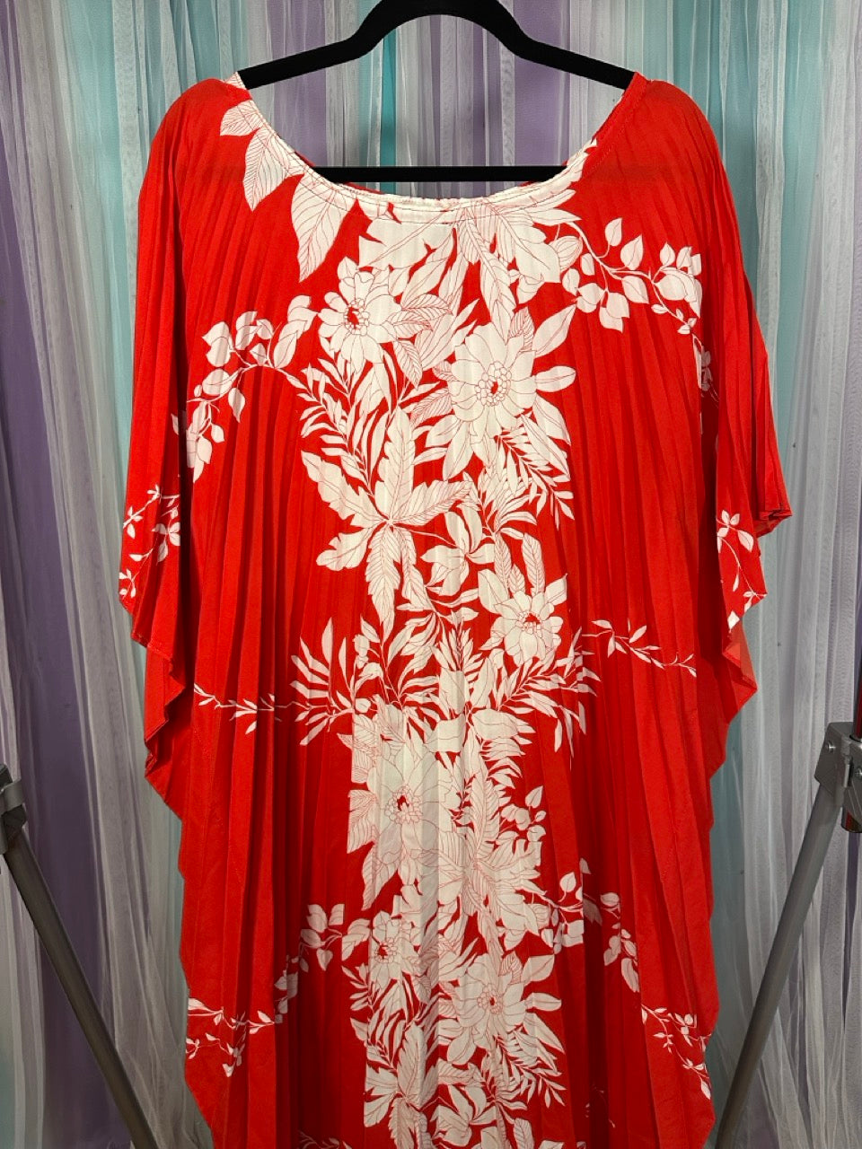 Vintage Red Hawaiian Kaftan