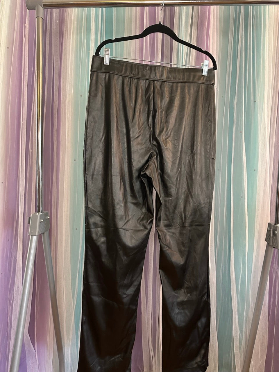 Black Pleather Leggings