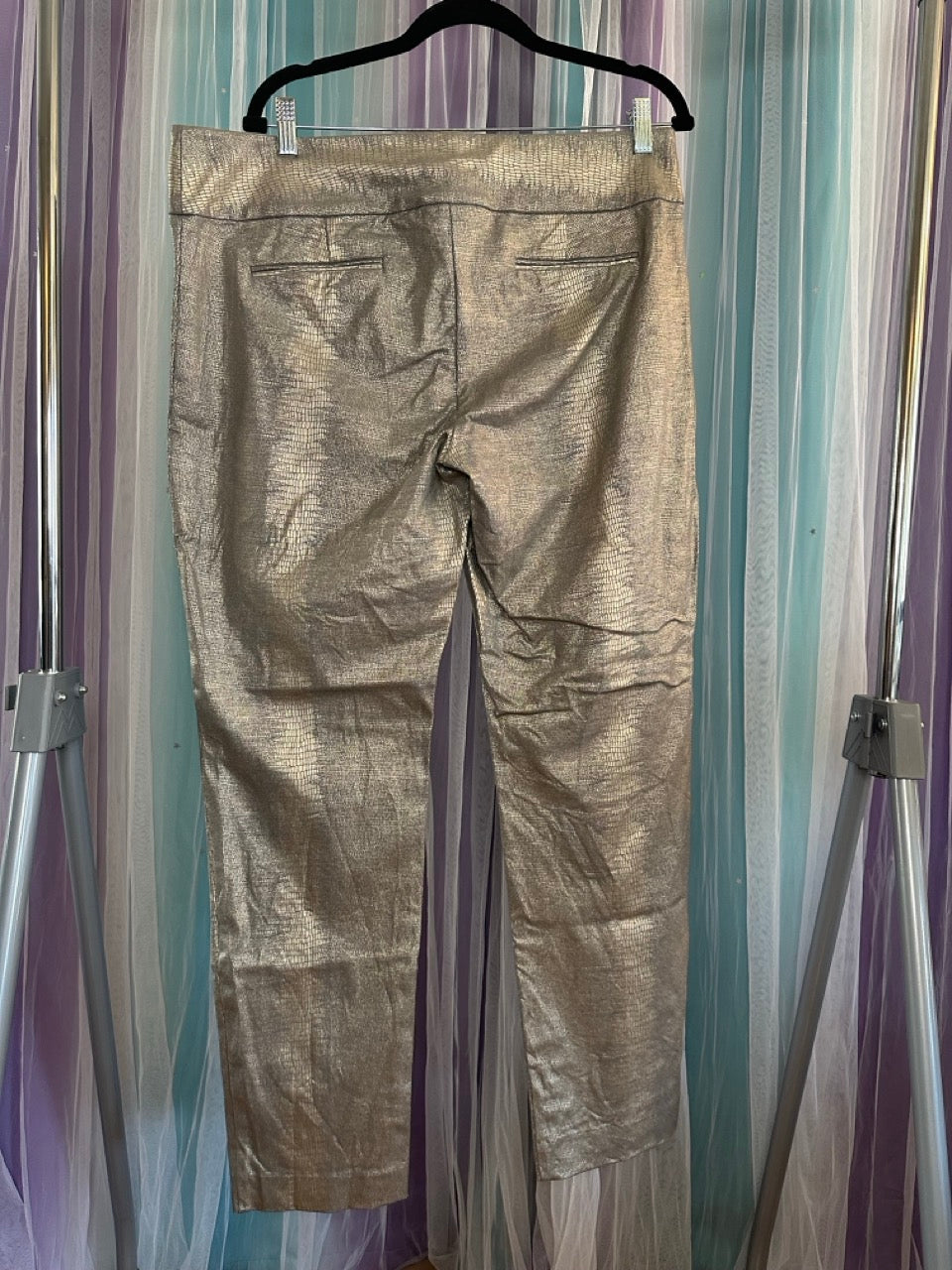 Gold Snakeskin Pants