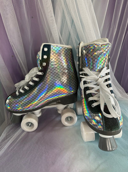 Silver Roller Skates