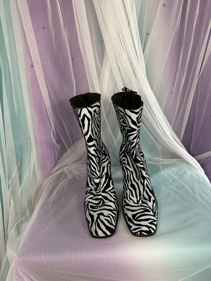 Zebra Booties