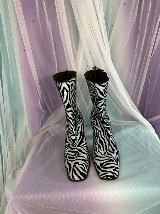 Zebra Booties