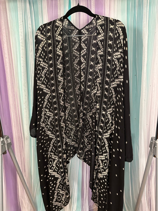 Black Tribal Kimono