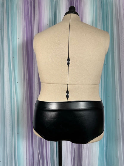 Pleather Chain Bottoms