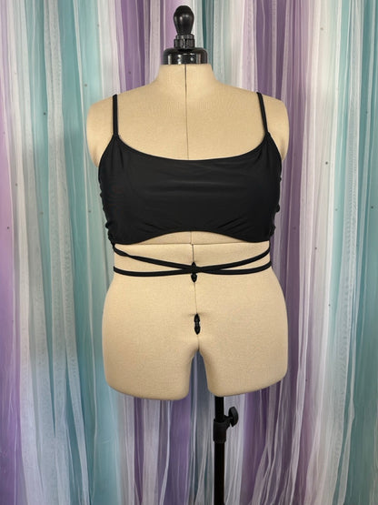 Black Bralette w/ waist wrap