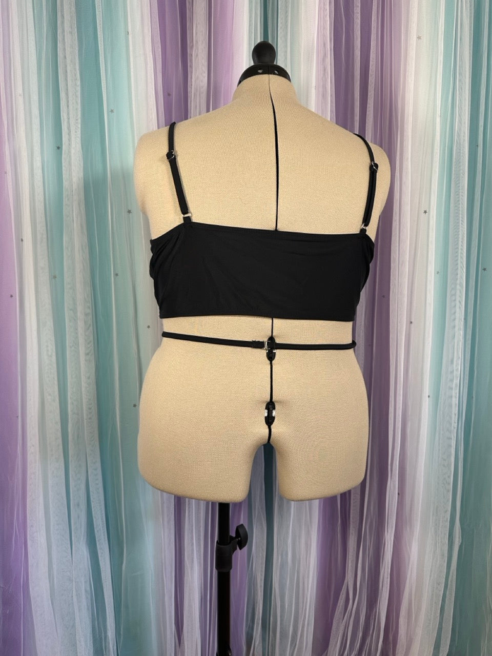 Black Bralette w/ waist wrap