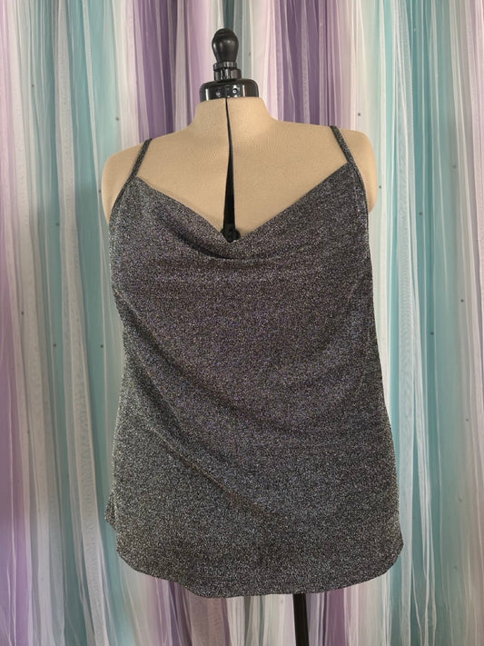 Silver Glitter Cami