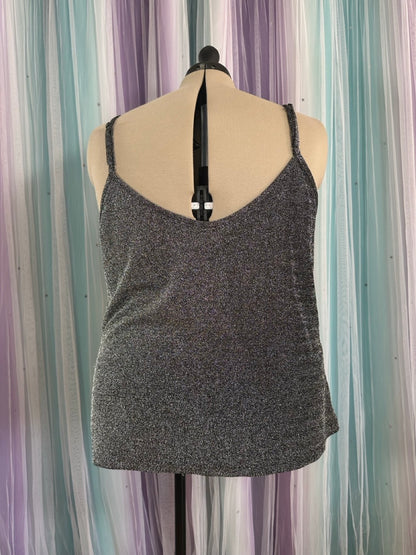 Silver Glitter Cami