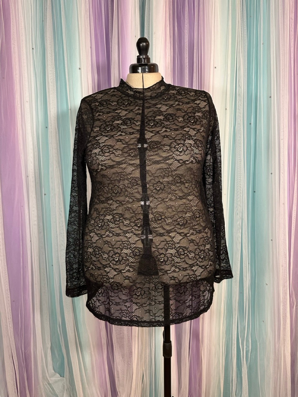 Lace Long Sleeve Top
