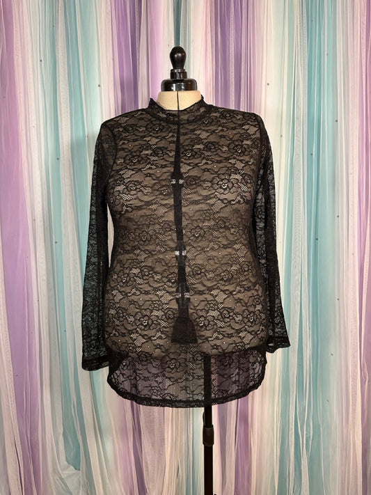 Lace Long Sleeve Top