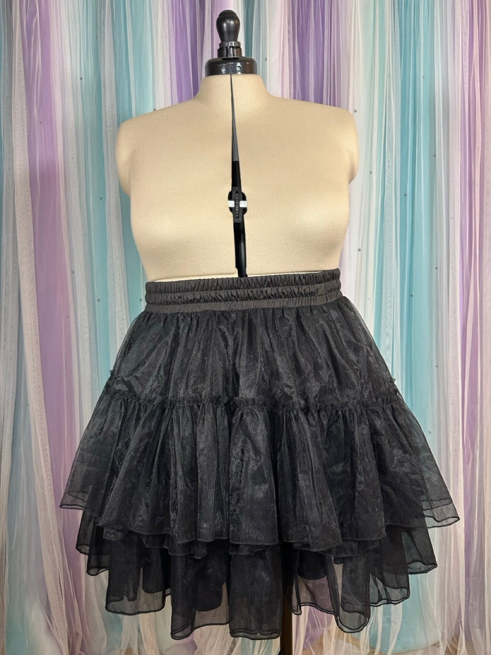 Black Tulle Skirt