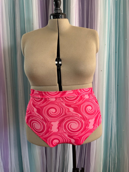 Pink Swirl Booty Shorts