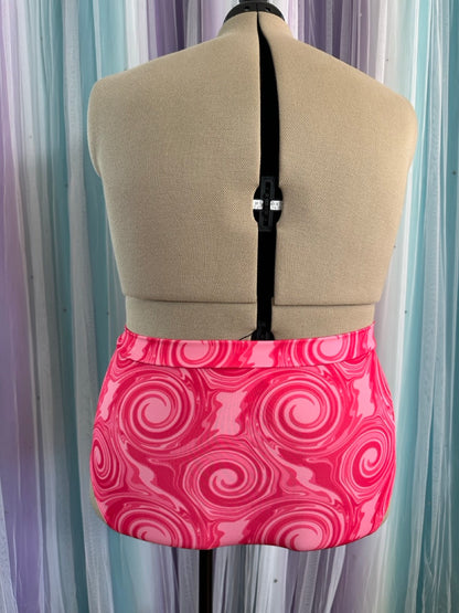 Pink Swirl Booty Shorts
