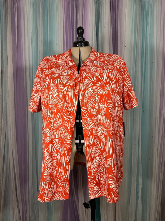 Orange Hawaiian Shirt