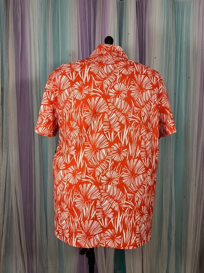 Orange Hawaiian Shirt