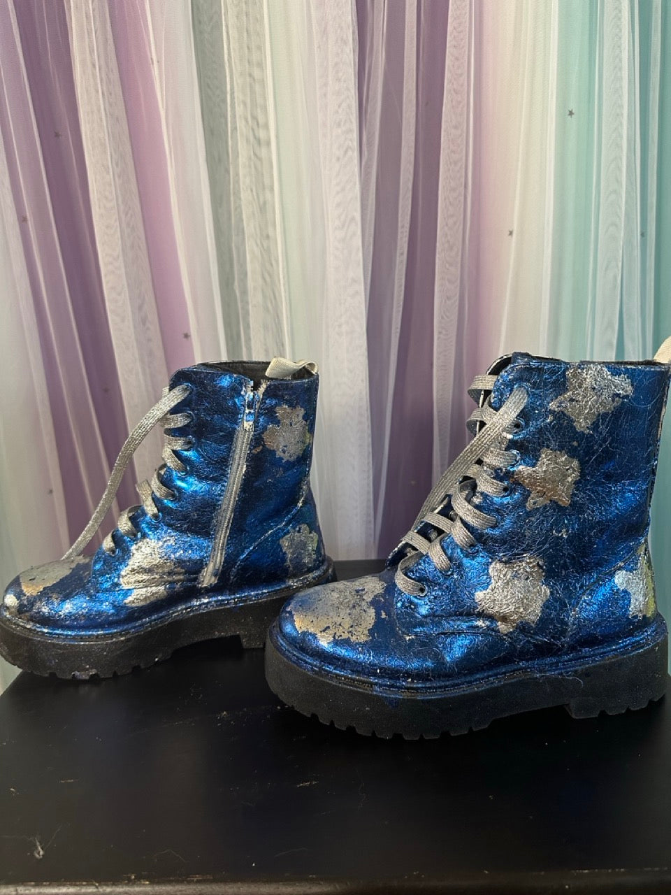 Thicc Original - Blue Foil Boots
