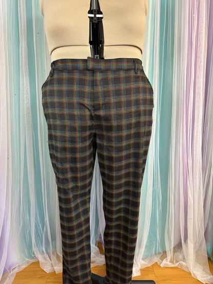 Rainbow Plaid Pants