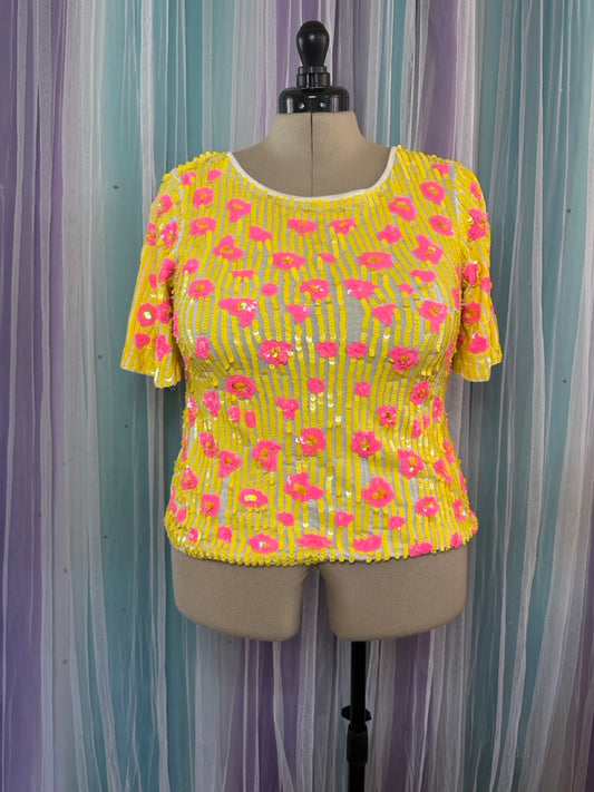 Alla Berman Vintage Sequin Top