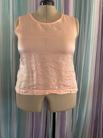 Pink Chiffon Tank