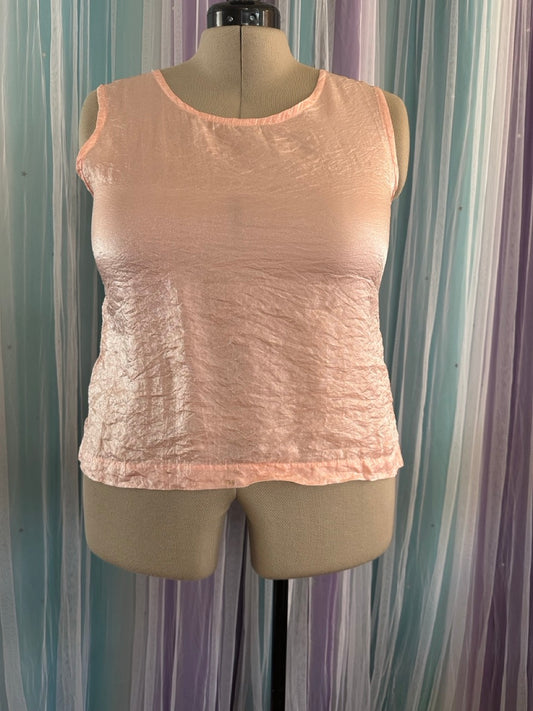 Pink Chiffon Tank