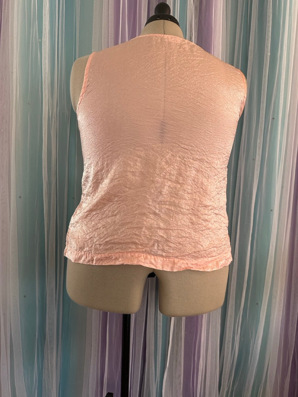 Pink Chiffon Tank