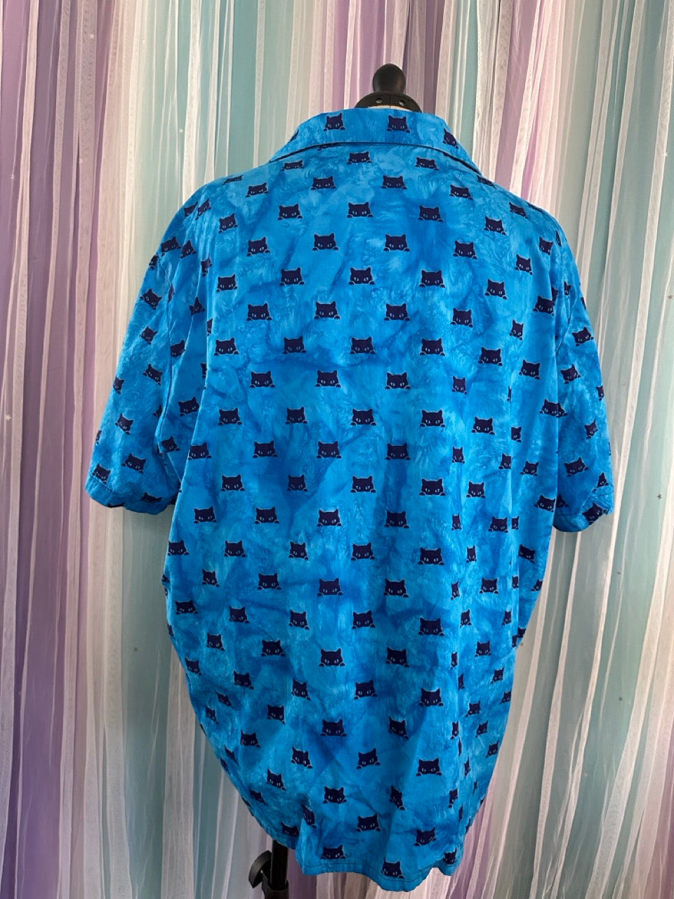 Thicc Original - Blue Kitty Dress Shirt