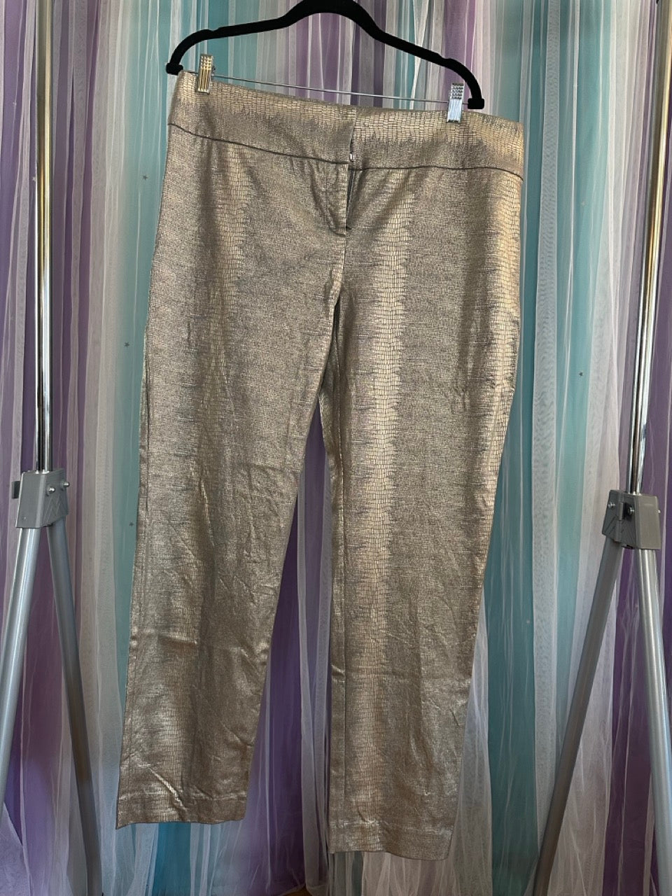 Gold Snakeskin Pants