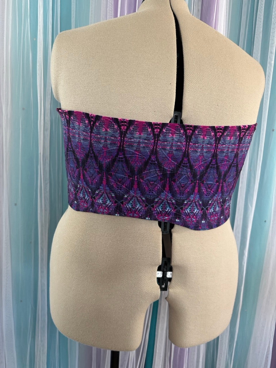 Thicc Originals - Purple Tribal Bandou Top