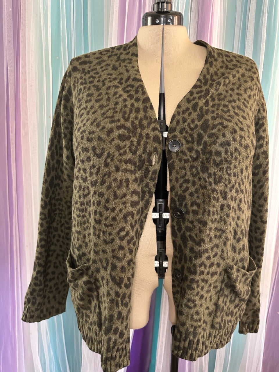 Animal Print Cardigan