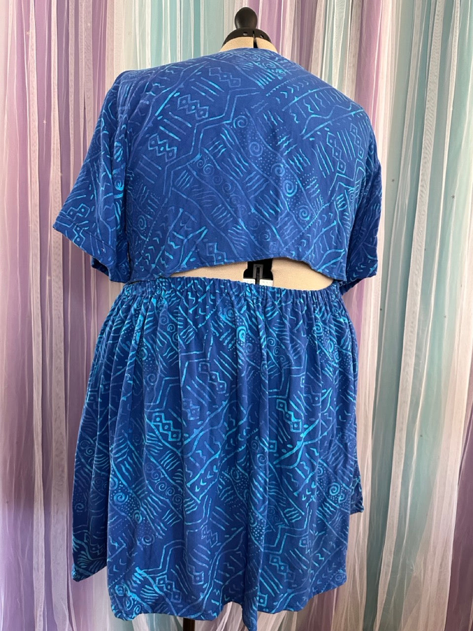 Thicc Original - Blue Camp Shirt and Skirt